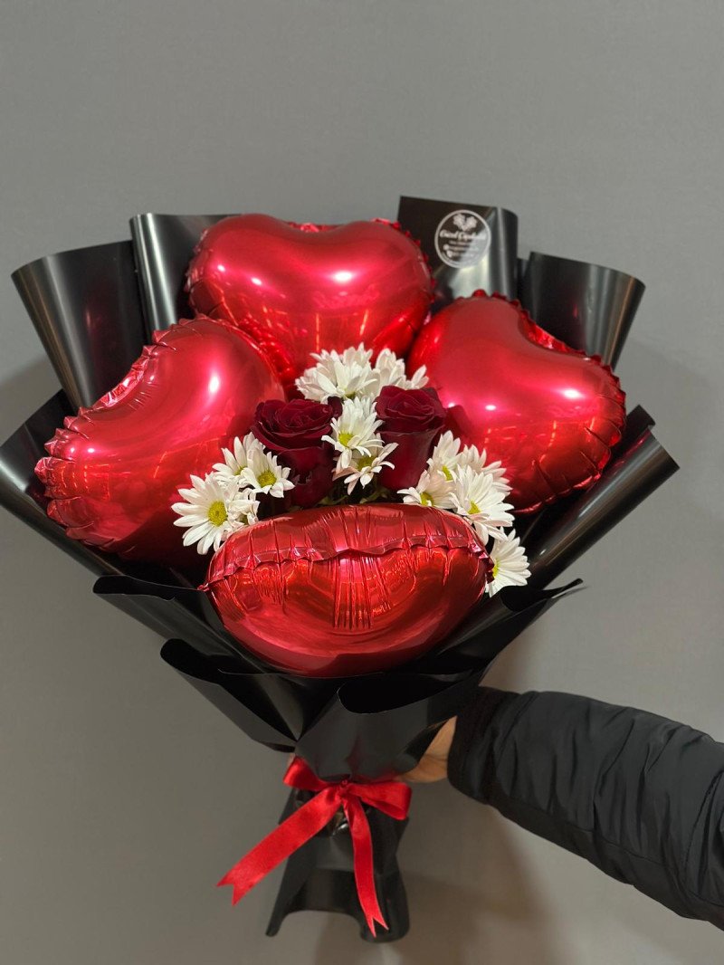 KALPLİ BALON BUKETİ